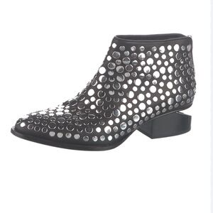 Alexander Wang Leather Studded Accent Boots